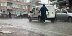 21 derece!  Fındık gibi yağıyordu... Hazırlıksız yakalandılar.