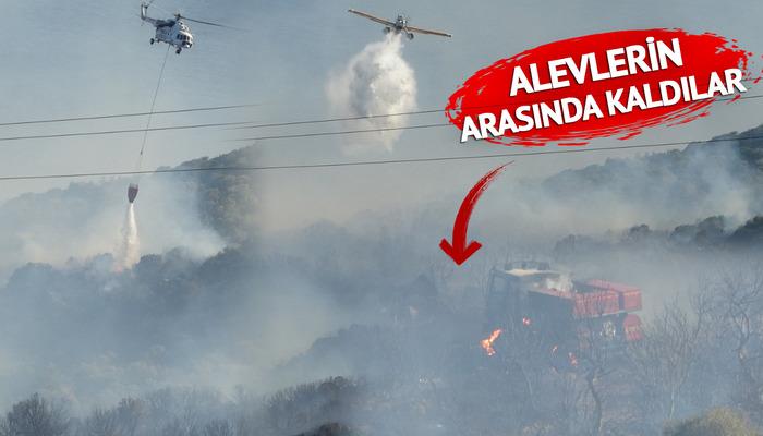 Çanakkale'de korkutan olay yaşandı!  Alevler antik kente sıçradı: Assos ziyarete kapatıldı
