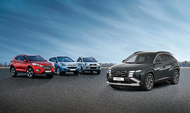 Popüler C-SUV modeli Hyundai Tucson 20 yaşına giriyor.  – OTOMOTİV SEKTÖRÜ
