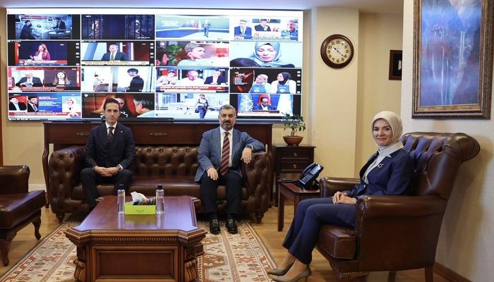 “Çocuk ve aile dostu üretimleri teşvik edeceğiz” Aile Bakanı Göktaş, RTÜK Başkanı Ebubekir Şahin ile görüştü!