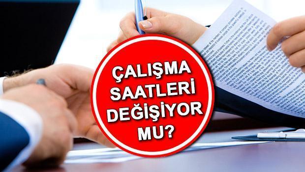 ÇALIŞMA SÜRELERİ DEĞİŞİKLİĞİ (Son gelişmeler) | Çalışma saatleri ne zaman azalacak? Bakan Işıkhan çalışma saatlerini azaltacak mı? Soruyu cevapla!