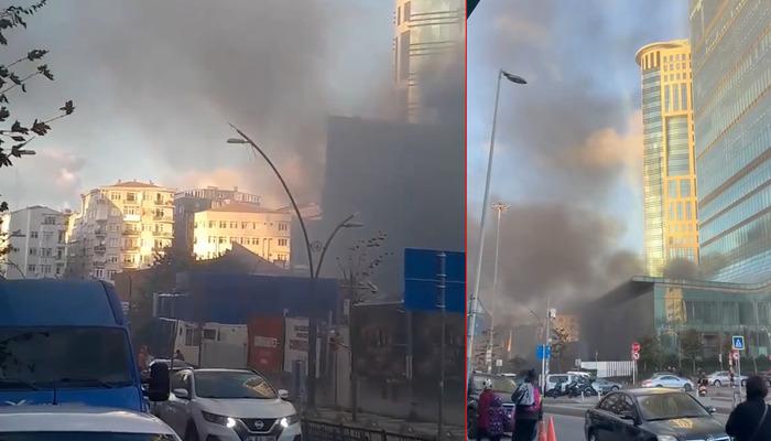 Levent AVM'de yangın! Ekipler sevk edildi
