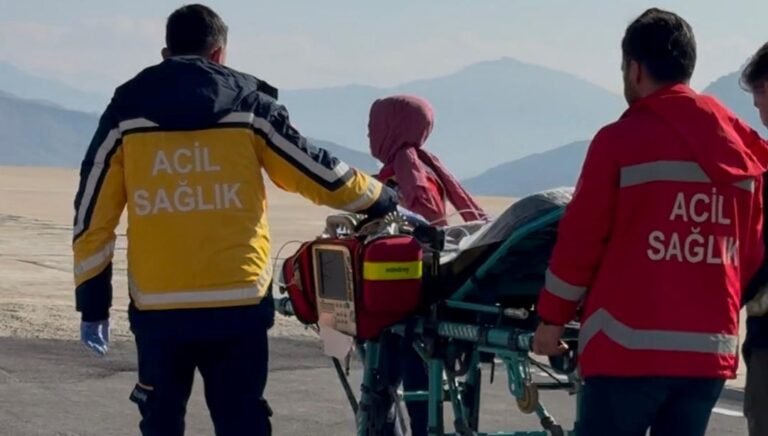 15 aylık Melisa için ambulans helikopter havalandı – Son Dakika Türkiye Haberleri