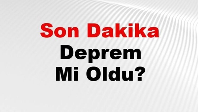Son dakikada Mübla’da deprem var mı? Mukla’daki deprem neredeydi? Mukla Deprem Kandilli ve Apad Depremlerin Son Listesi 28 Şubat 2025 – Son Dakika Türkiye Haberleri